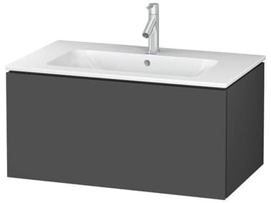 Duravit L-cube 32'' Graphite Matt Wall-Mounted Vanity Unit DURLC614104949