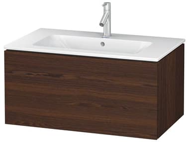Duravit L-cube 32'' Walnut (Brushed) Matt Wall-Mounted Vanity Unit DURLC614106969