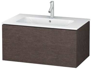 Duravit L-cube 32'' Dark Brushed Oak Matt Wall-Mounted Vanity Unit DURLC614107272
