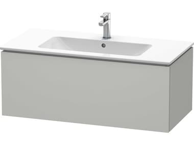 Duravit L-cube 40'' Concrete Gray Matt Wall-Mounted Vanity Unit DURLC614200707