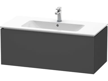 Duravit L-cube 40'' Graphite Matt Wall-Mounted Vanity Unit DURLC614204949