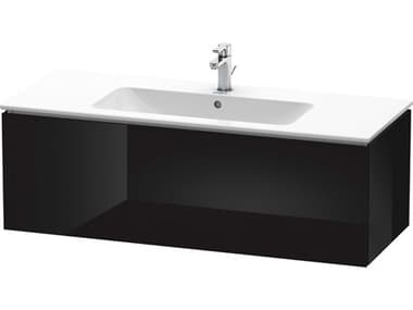 Duravit L-cube 48'' Black High Gloss Wall-Mounted Vanity Unit DURLC614304040
