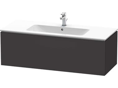 Duravit L-cube 48'' Graphite Super Matt Wall-Mounted Vanity Unit DURLC614308080