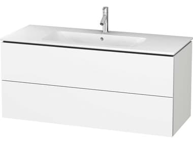 Duravit L-cube 48'' Two Drawer White Matt Wall-Mounted Vanity Unit DURLC624301818