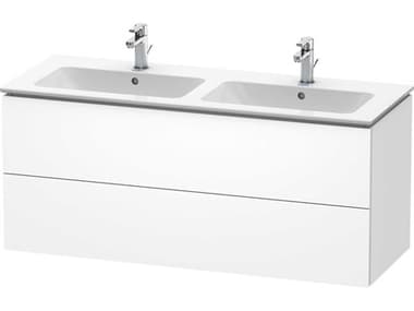 Duravit L-cube 51'' Two Drawer White Matt Wall-Mounted Vanity Unit DURLC625801818