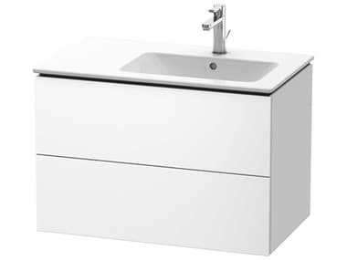 Duravit L-cube 32'' Two Drawer White Matt Wall-Mounted Vanity Unit DURLC629201818