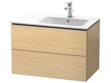 Duravit L-cube 32'' Two Drawer Mediterranean Oak Wall-Mounted Vanity Unit DURLC629207171