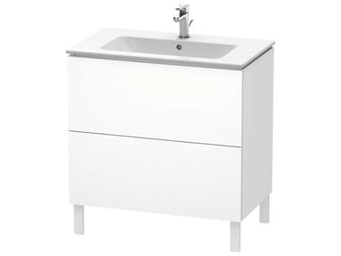Duravit L-cube 32'' Two Drawer White Matt Wall-Mounted Vanity Unit DURLC662601818