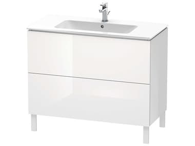 Duravit L-cube 40'' Two Drawer White High Gloss Wall-Mounted Vanity Unit DURLC662702222