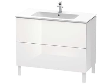 Duravit L-cube 40'' Two Drawer White High Gloss (Lacquer) Wall-Mounted Vanity Unit DURLC662708585