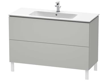Duravit L-cube 48'' Two Drawer Concrete Gray Matt Wall-Mounted Vanity Unit DURLC662800707