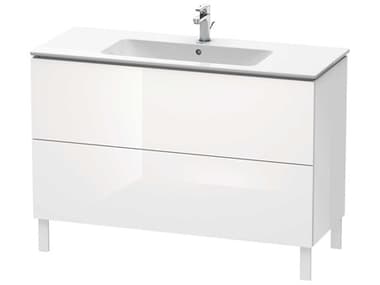 Duravit L-cube 48'' Two Drawer White High Gloss Wall-Mounted Vanity Unit DURLC662802222