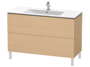 Duravit L-cube 48'' Two Drawer Natural Oak Matt Wall-Mounted Vanity Unit DURLC662803030