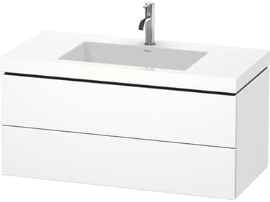 Duravit L-cube 39'' Two Drawer White Matt Wall-Mounted Vanity Unit DURLC6928O1818