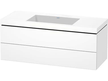 Duravit L-cube 47'' Two Drawer White Matt Wall-Mounted Vanity Unit DURLC6929N1818