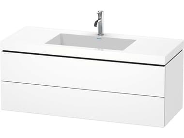 Duravit L-cube 47'' Two Drawer White Matt Wall-Mounted Vanity Unit DURLC6929O1818