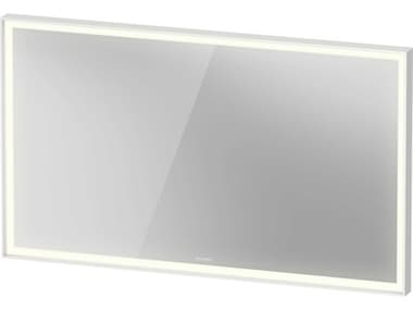 Duravit L-cube 47'' White Aluminium Matte Frame LED Mirror - Sensor Switch DURLC7383000006100