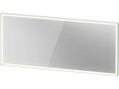 Duravit L-cube 63'' White Matte Frame LED Mirror - Sensor Switch DURLC7385000006000