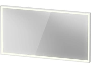 Duravit L-cube 51'' White Matte Frame LED Mirror - Sensor Switch DURLC7388000006000