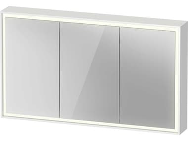 Duravit L-cube 47'' White Frame LED Mirror - Sensor Switch - Left & Right Side Hinge DURLC7553000006000