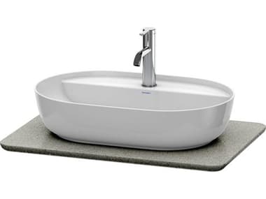 Duravit Luv 27'' Stone Gray Polished Vanity Top Only DURLU946503333