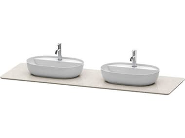 Duravit Luv 70'' Stone Sand Polished Vanity Top Only - 2 Cut-outs DURLU9467B2525