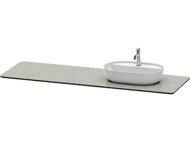 Duravit Luv 70'' Stone Gray Polished Vanity Top Only - 1 Right Side Cut-out DURLU9468R3333
