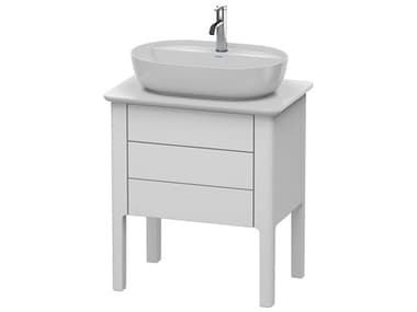 Duravit Luv 25'' White Satin Matt Freestanding Vanity Unit DURLU956503636