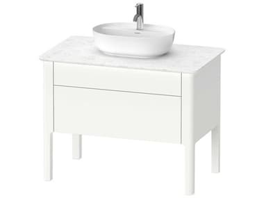 Duravit Luv 37'' White Satin Matt Freestanding Vanity Unit DURLU956903636