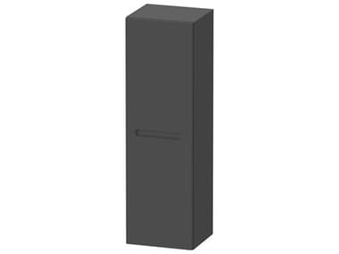 Duravit Duravit No.1 16'' Semi-Tall Graphite Matt Wall- Mounted Cabinet - Right Hinge DURN11308R49490000