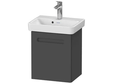 Duravit Duravit No.1 15'' Graphite Matt Wall-Mounted Vanity - Left Hinge DURN14266L49490000