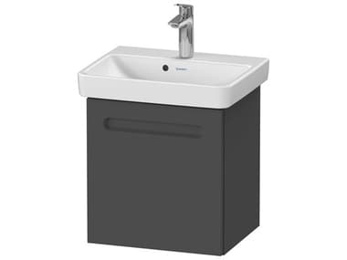Duravit Duravit No.1 17'' Graphite Matt Wall-Mounted Vanity - Left Hinge DURN14267L49490000