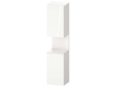 Duravit Qatego 16'' White High Gloss Tall Cabinet - Left Side Hinge DURQA1346L22220000