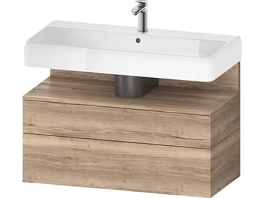 Duravit Qatego 39'' Marbeled Oak Wall-Mounted Vanity Unit DURQA4395055550000