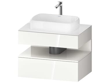 Duravit Qatego 32'' White High Gloss Wall-Mounted Vanity Unit DURQA4730022220000
