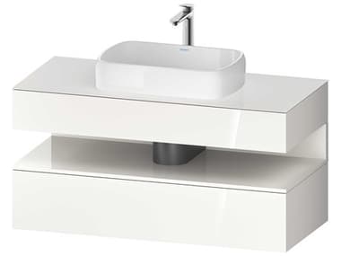 Duravit Qatego 47'' White High Gloss Wall-Mounted Vanity Unit DURQA4732022220000