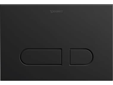 Duravit Durasystem 9'' Black Mechanical Flush Plate DURWD5008031090