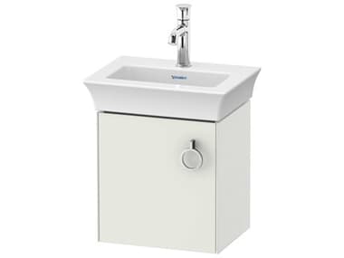Duravit White Tulip 15'' White Satin Matte Wall-Mounted Vanity Unit - Left Hand Hinge DURWT4250L3636