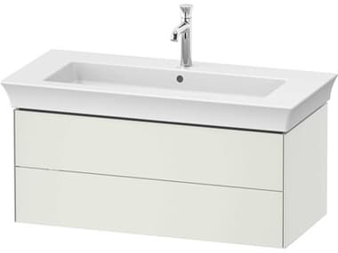 Duravit White Tulip 39'' White Satin Matte Wall-Mounted Vanity Unit DURWT434203636