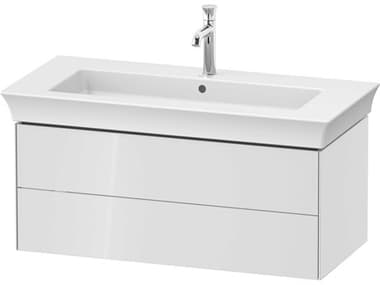 Duravit White Tulip 39'' White High Gloss Wall-Mounted Vanity Unit DURWT434208585