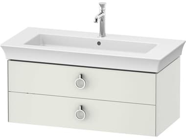 Duravit White Tulip 39'' White Satin Matte Wall-Mounted Vanity Unit DURWT435203636