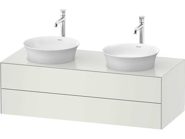 Duravit White Tulip 51'' White Satin Matte Vanity Unit DURWT4988B3636