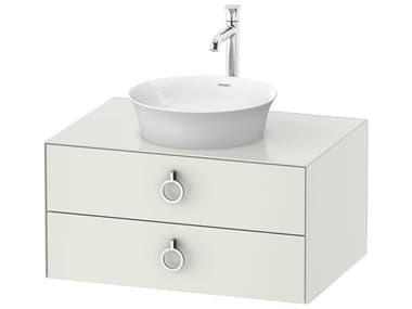 Duravit White Tulip 32'' White Satin Matte Vanity Unit DURWT499003636