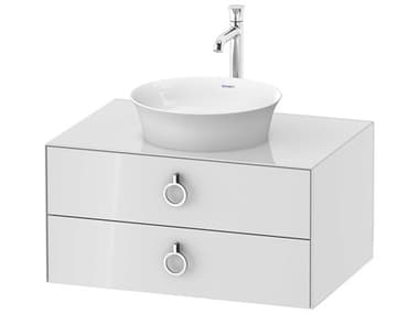Duravit White Tulip 32'' White High Gloss Vanity Unit DURWT499008585