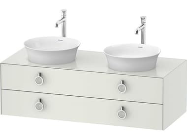 Duravit White Tulip 51'' White Satin Matte Vanity Unit DURWT4993B3636