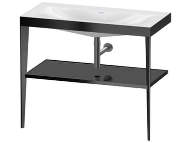 Duravit Xviu 39'' Black Set with Metal Console DURXV4716NB240