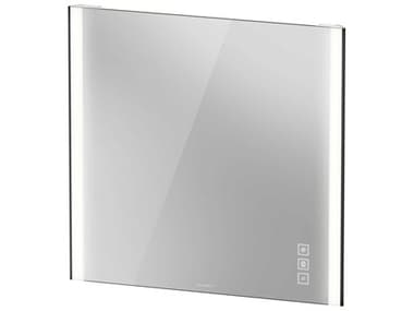 Duravit Xviu 32'' Matte Black LED Mirror with Dimmable Lighting DURXV70420B2B26000