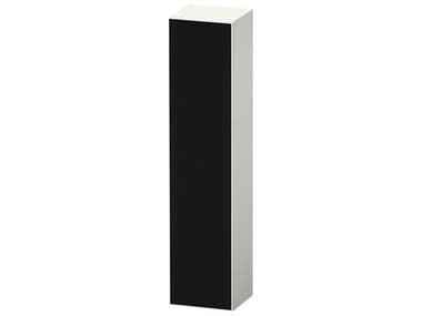 Duravit Zencha 16'' Black/White Super Matt Wall-Mounted Cabinet - Left Hand Hinge DURZE1352L63840000