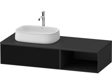 Duravit Zencha 51'' Black/Graphite Super Matt Wall-Mounted Vanity Unit DURZE4818063800000