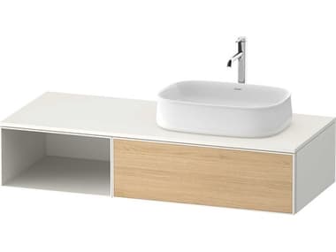 Duravit Zencha 51'' Natural Oak Matt/White Super Matt Wall-Mounted Vanity Unit DURZE4819030840000